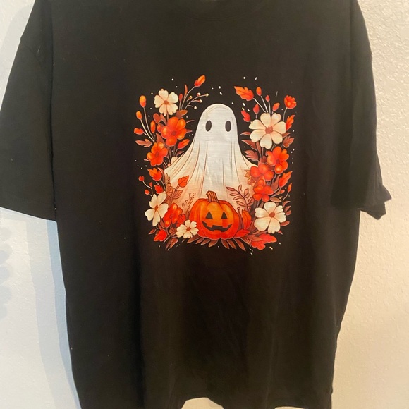 Tops - 🎃 Women Black Halloween Ghost T-Shirt 🎃